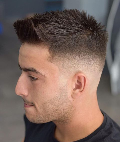 Spiky low fade cut for men 2021-2022