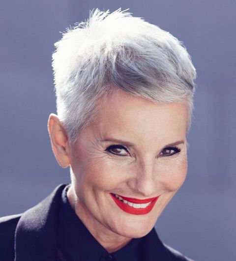 Fine hair + Pixie haircut for women over 60 in 2021-2022
