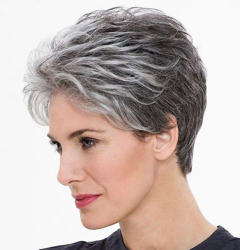 Layered pixie cut