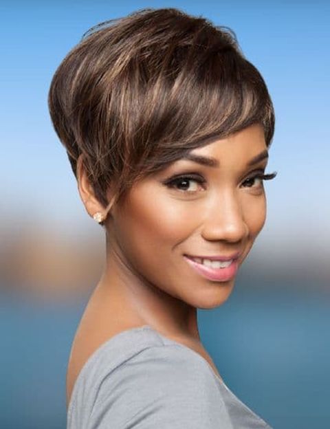 Balayage short hair for black women in 2021-2022