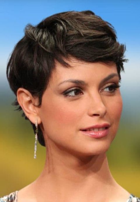 Side swept pixie cut