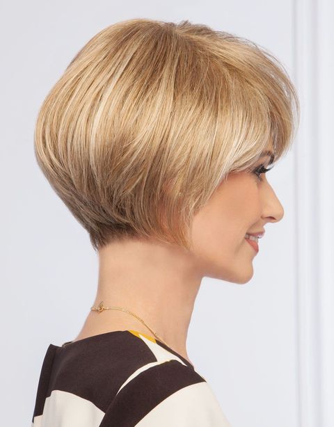 Fine hair short bob