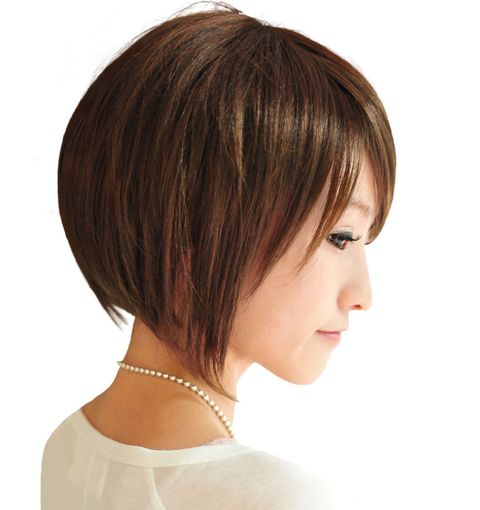 Short haircuts for Asian women