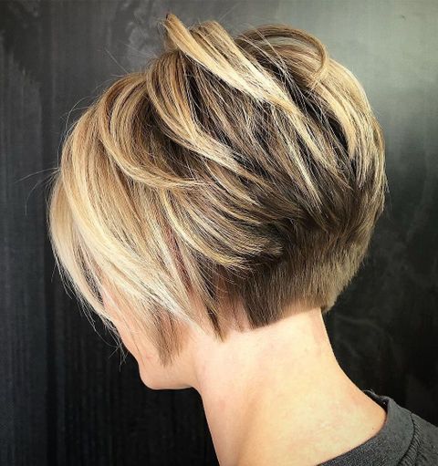 Textured short bob