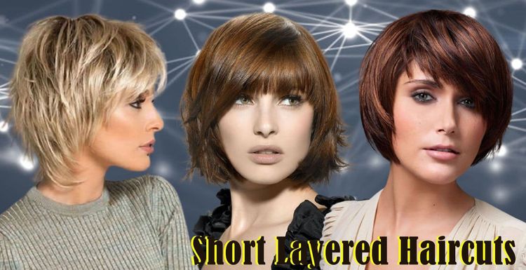 Short layered haircuts and hairstyles