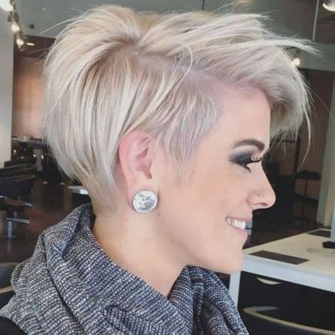 Thin hair short haircut for women