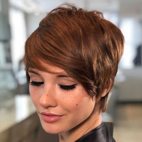 Trendy short haircut for women