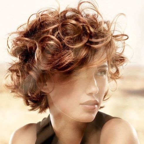 Wavy short bob haircuts