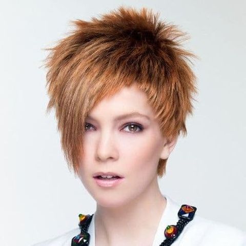 Spiky short asymmetrical cut 2021-2022