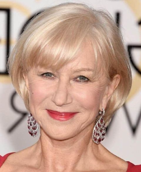 Helen mirren short bob fine hair 2020 - 2021