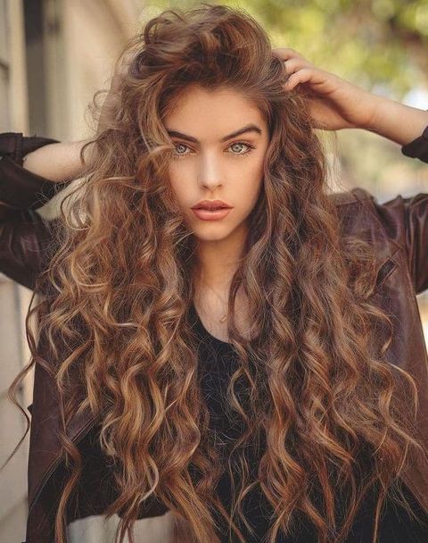 Voluminous Long curly thin hair 2021-2022