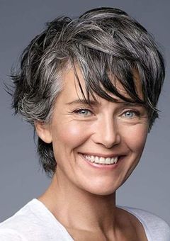 Is short hair better for older ladies?