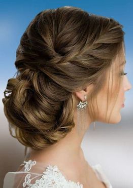 Bun prom hairstyles for long hair