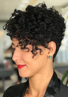 Curly pixie haircuts 2023-2024
