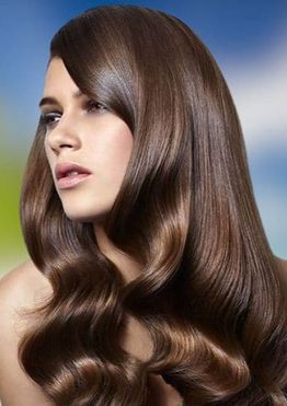 Brown hair colors for long wavy hairstyles
