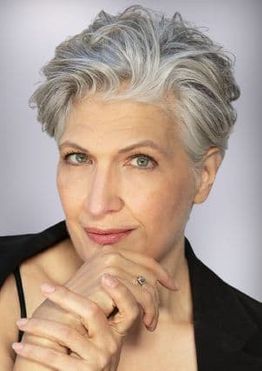 Grey short hairstyles for older women over 60