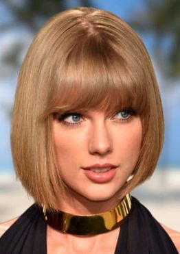 Straight hair type short bob haircuts with brown balayage